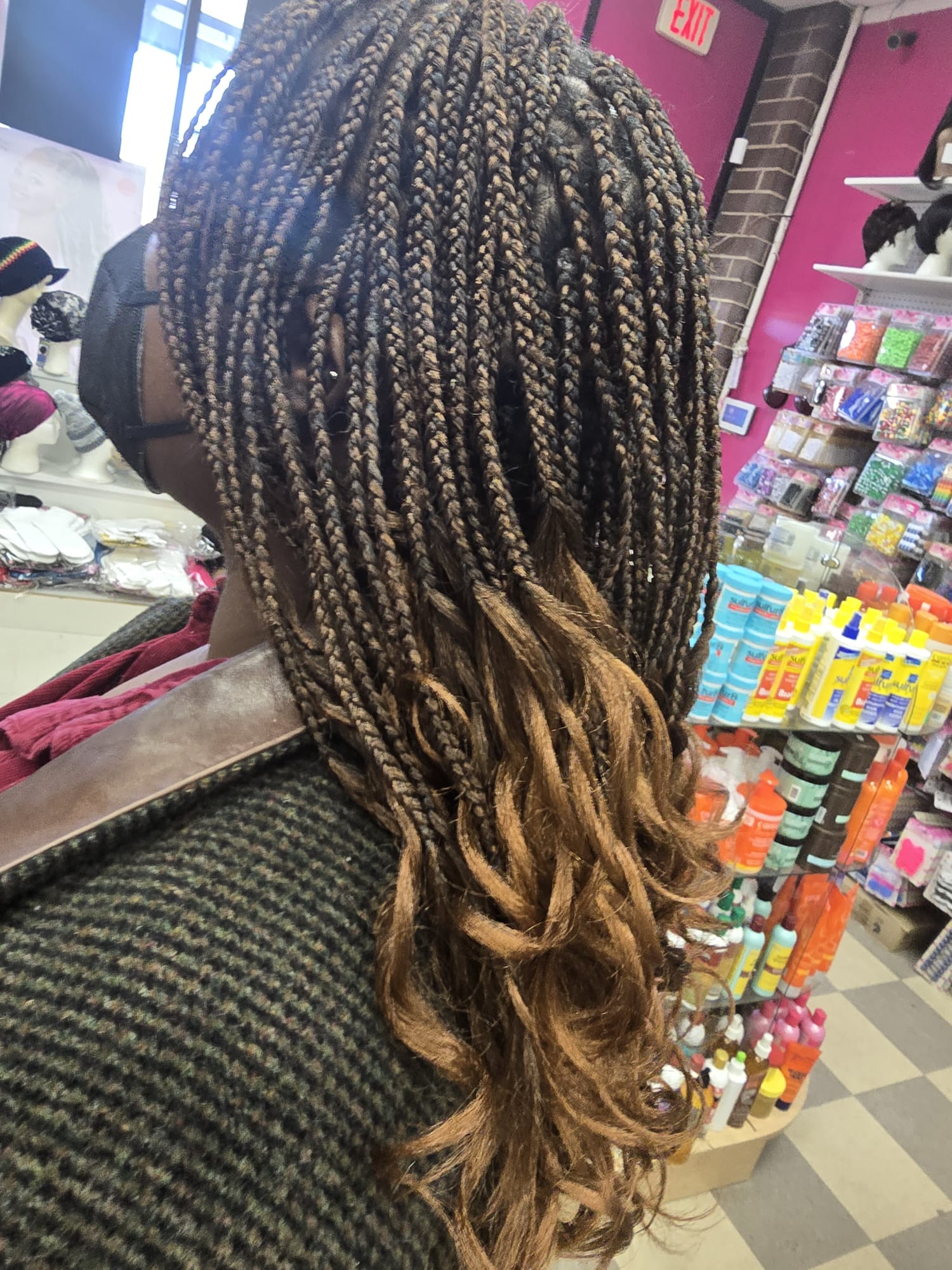 Box Braids Ombré